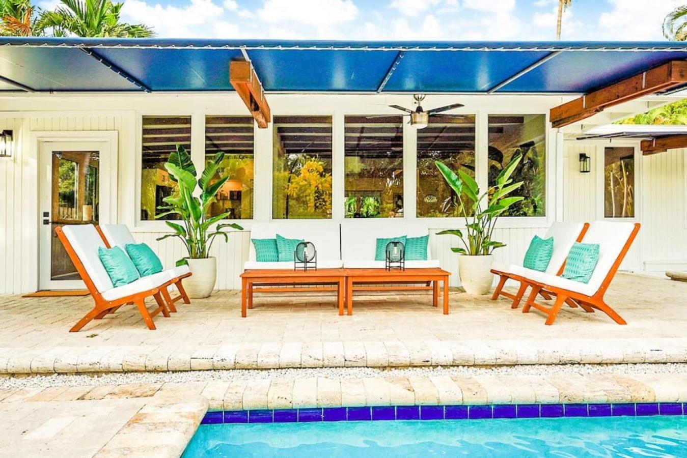 Biscayne Park Casa In Tropic Paradise With Pool, Bbq And Firepitヴィラ エクステリア 写真