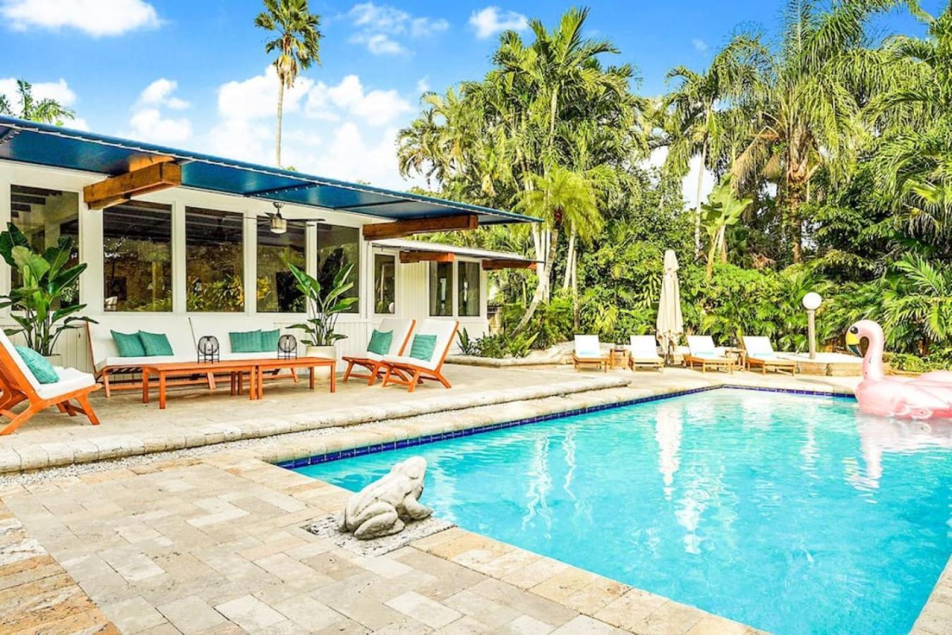 Biscayne Park Casa In Tropic Paradise With Pool, Bbq And Firepitヴィラ エクステリア 写真