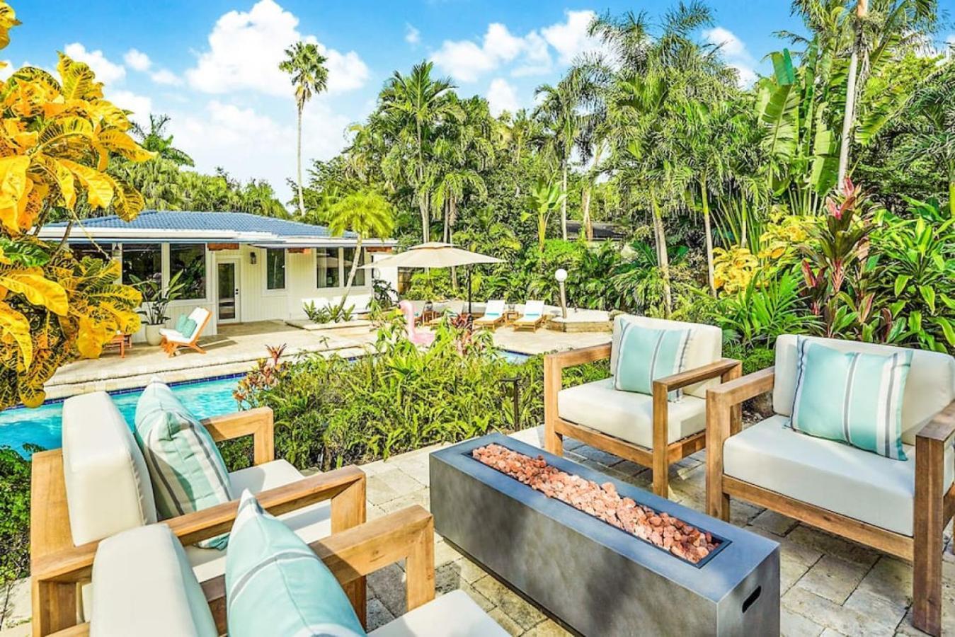 Biscayne Park Casa In Tropic Paradise With Pool, Bbq And Firepitヴィラ エクステリア 写真